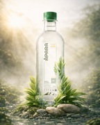Apara Natural Mineral Water - 500 mL | I AM NOT PLASTIC | 100% Bio-Compostable Water Bottle